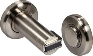 Gedotec Door Magnet Door Stopper | H3685 | 1 Piece | Stainless Steel Look | Magnetic Door Holder | Solid Metal | Door Stop with 5 kg | Stop for Bedroom Doors-B07C9D1XWQ