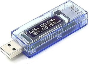 3 in 1 Battery Tester Voltage Current Detector Mobile Power Voltage Current Meter USB Charger Doctor-B091J7NCHS