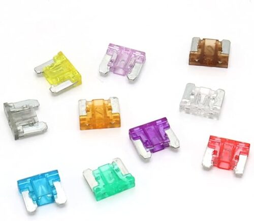 MySouq-Store 100pcs Car Truck Micro Blade Fuses 2A 3A 5A 7.5A 10A 15A 20A 25A 30A 35A AMP Mini Size Fuse Plastic Box Assortment with Clip-B0BZQSQH1G