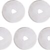 MySouq-Store -[ 5pcs 28mm ] Patchwork Roller Wheel Knife Cloth Cutting Knife Leather Paper Fabric Craft Fabrics Rotary Cutter DIY Sewing Accessories [only blades]-B0CDNN98GT