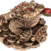 MySouq-Storw 1Pcs Feng Shui Toad Money LUCKY Fortune Wealth Chinese Golden Frog Toad Coin Home Office Decoration Lucky Gifts Tabletop Ornaments (BZ Style1)-B0CLH7HN9V