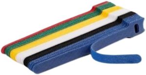 (30 Pcs- Colored) Releasable Cable Organizer Ties Mouse Earphones Wire Management Nylon Cable Ties Reusable Loop Hoop Tape Straps Tie-B0CMSM57VJ