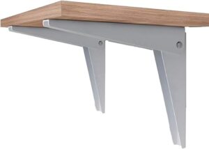 Folding Shelf For Kitchen and Microwave for 80 kg Workbench Home Garden Bracket (Shelf Color Dark Brown)-B0CQD2K9RV