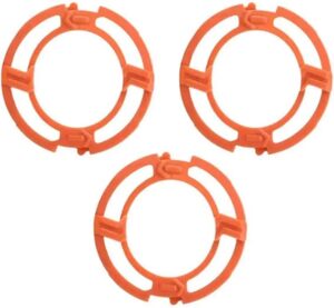 [ 1 Set ] 3PCS Orange Blade Retaining Rings For Norelco Series 7000 9000 RQ12 Models Personal Care Appliance Part-B0CWC7KT2Y