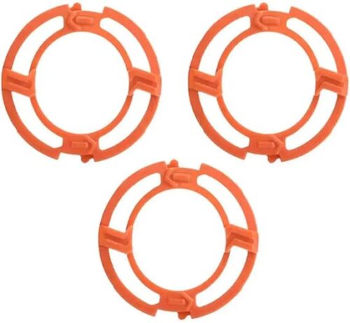 MySouq-Store [ 1 Set ] 3PCS Orange Blade Retaining Rings For Norelco Series 7000 9000 RQ12 Models Personal Care Appliance Part-B0CWC7KT2Y