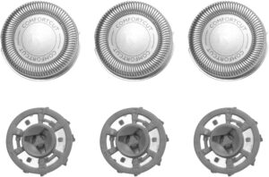 Replacement Shaver Head For 3Pcs NEW SH30 Razor Blades Head Meshs For 1000 2000 3000 4000 5000 Series Shaver Bit spare parts - As Shown - Without Wings-B0DHXFMZ2R