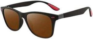 [Polarized] Vintage Square Polarized Sunglasses Classic Driving Fishing Brand Designer Sun Glasses Man Retro Shades UV400 Eyewear-B0DHYKN5VH