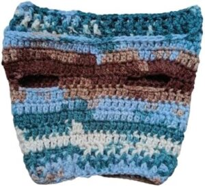 Dog and Cats HandMade Crochet Shirt, (Neck Diameter 14~22 Cm Chest Diameter 23~31 Cm Max Round) Winter Pet Dog Clothes Crochet a winter jacket For Pets-CODE TW60-B0DQQ498RD