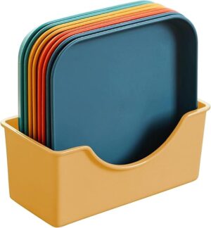 Home Multipurpose Plate Set of 8 Mixed Color-B0DR3QVNF3