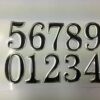 MySouq>Store Numeral Door Plaque House Drawer Sign Plating Gate Digits 0 to 9 Number Tag Hotel Home Sticker Address Door Label (SilverXBlack)-B0DTM1SZ2F