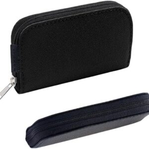 MySouq-B0DZ1LLHCV Memory SD Card Case, 1Pcs Micro SD Card Holder Wallet Storage 28 Slot SD Micro SD CF SDHC SDXC MMC Secure Digital Compact Flash Cards - Made By MySouq.Store (Black)-B0DZ1LLHCV