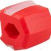 MySouq-Store 1pcs Fitness Jawline Exercise Stress Ball Face Jaw Exerciser Trainer Muscle Simulator for Cheekbones Trainer Jawliner Jaw Liner (Color MayBe Random) (RED)-B0DZ8Y3LP8