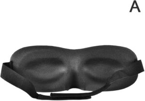 3D Sleep Mask Light Blocking Eye Mask for Sleeping Eyeshade Travel Sleep mask with Adjustable Strap for Man/Women For Office, Home, Camping, Airplanes and Travel Use-B0DZNRLNW2
