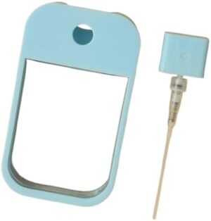 Spray Card Bottle 45ML Portable Color Card Plastic Perfume Bottle Mobile Phone Shape Alcohol Spray Bottle Random Color-B0DZPFV6JX