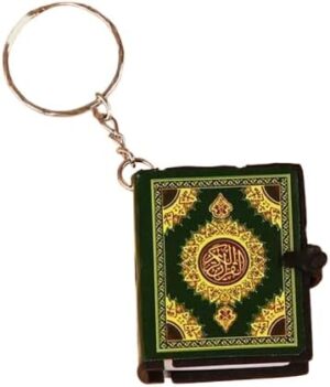 1PCs -The Mini Arabic Quran Keychain Genuine Paper Can Read The Arabic Keychain Muslim Jewelry., Random Color-B0DZR7G1XL