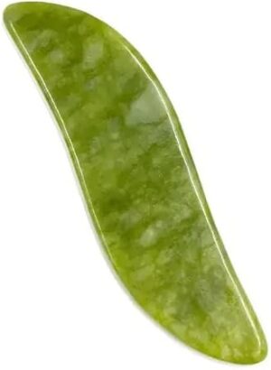 Gua Sha Stone,Jade Stone Massage Tool Guasha Tool for Scraping Facial and SPA Natural Jade Scraping Facial Tool Anti-Aging, Wrinkles, Puffiness (Heart)-B0DZTRLVNR