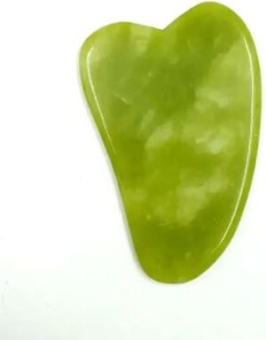 Gua Sha Stone,Jade Stone Massage Tool Guasha Tool for Scraping Facial and SPA Natural Jade Scraping Facial Tool Anti-Aging, Wrinkles, Puffiness (Ox horn)-B0DZTTPM7J