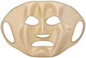 3D Silicone Mask Face Women Skin Care Tool Hanging Ear Face Mask Gel Sheet Reusable Lifting Anti Wrinkle Firming Ear Fixed Tools 1Pcs (Gold)-B0F1CFHGHY