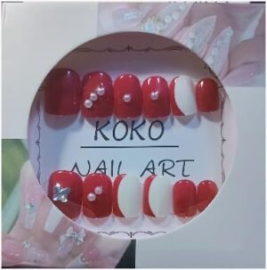 offering Adhesive Press-On Nails - Instant Manicure Without the Hassle - 3 Set Deffrent Color-B0F1JLH3S7