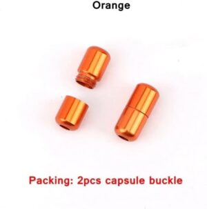 -2 Pcs Elastic Laces Clasps Metal Capsule Lock Buckles Tip Ends No Tie Shoelaces Tieless Elastic Lazy Shoelace Accessries (Browne))-B0BKC59HV5