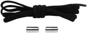 Long Life Elastic No Tie Shoe Laces For Adults,Kids,Elderly,System With Elastic Shoe Laces(2 Pairs), 02-black, X-Large-B0CCV2DRGB
