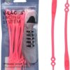 MySouq-Store 14pcs/set No TIE Lacing system Silicone Shoelace Elastic Shoelaces For Adults/Kids Running No Tie Shoes Accessories (Pink)-B0D35S9GM3