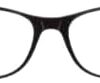 [1piece (+2.5) ] Reading Glasses Women Men Black Or Brown with Flexible obtuse frame Hand glasses-B0CMV5VT13