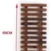 -1 pcs- 30*60 Cm - Anticorrosive wood grid wall flower stand balcony wall hanging green dill wall hanging plant stand solid wood hanging wall flowe-B0BTDWL42L