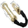 Door Security Chain, Heavy Duty Front Door Chain, Door Limiter Slide Door Chain Door Restrictor Security Lock for Safer Caller Identification & Home Security (Golden) Code 02-B0DNWFPY53