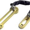 Door Security Chain, Heavy Duty Front Door Chain, Door Limiter Slide Door Chain Door Restrictor Security Lock for Safer Caller Identification & Home Security (Golden) Code 02-B0DNWFPY53