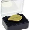 1Pcs magnifying glass Mini Small 20X21mm Pocket-Sized Metal Folding Movable Hand High Magnification Glass Jewelry Loupe Identification Loupe (Gold)-B0F6FM5MTM