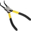 Circlip Plier 7" 180mm No.AC18180 Profesional Tools - Drop forged steel hardened and tempered-B0F6Q65RQH