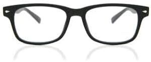 [1piece (+2.5) ] Reading Glasses Women Men Black Or Brown with Flexible obtuse frame Hand glasses-B0CMV5VT13