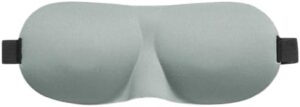 3D Sleep Mask Light Blocking Eye Mask for Sleeping Eyeshade Travel Sleep mask with Adjustable Strap for Man/Women For Office, Home, Camping, Airplanes and Travel Use (Gray)-B0F3B3TFHR