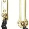Door Security Chain, Heavy Duty Front Door Chain, Door Limiter Slide Door Chain Door Restrictor Security Lock for Safer Caller Identification & Home Security (Golden) Code 02-B0DNWFPY53