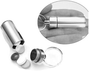 Waterproof Aluminum Metal Pill Box Case Organizer with Keychain - Outdoor Medicine Bottle Key Ring Small First Aid Drug Holder Pill Container silver-B091KL5S8B