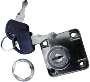 Drawer Lock Single Turn Normal Key | Chrome Plated | 3 Cm length -Z138 222C1-B0CP1BNX98