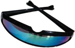 Futuristic Design: The single-lens visor style gives these sunglasses a cutting-edge, high-fashion aesthetic.-B0F5KTGF5J