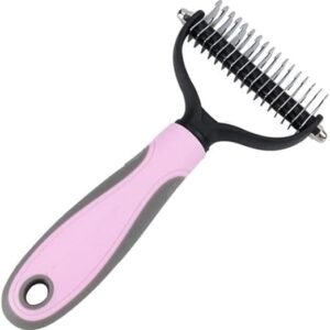 Dog Brush Double-Sided Pet Hair Remover Comb For Dog Cat Comb - Random Color-B0D8HVP5ZS