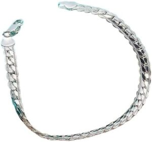 سلسلة جانبية مقاس 16/18/20/22/24 انش للنساء والرجال-B0F4R8RVDY، قلادة من الفضة الاسترلينية عيار 925 مقاس 6 ملم