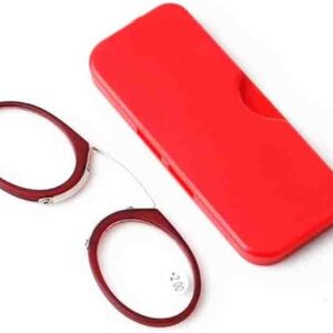 Fashion Legless Clip Nose Portable Reading Glasses Unisex Ultra Thin Magnification Eyewear Unbreakable-B0DS1HSJ12