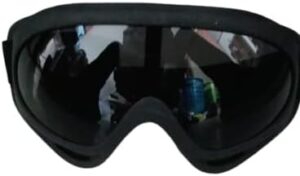 نظارات واقية فائقة الثبات للدراجات النارية نظارات كلاسيكية لركوب الدراجات النارية في الهواء الطلق، نظارات كلاسيكية للطرق الوعرة (اسود فاتح)-B0F4NDG6MP