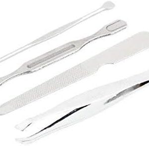 10pcs Nail Clipper Kit Nail Care Set Pedicure Scissor Tweezer Knife Ear pick Manicure Set Tool with Deluxe Carrying Case-B0F5BRFJ1V
