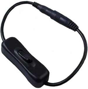 1Pcs 30cm USB Cable with Switch ON/OFF Cable Extension Toggle for DC switch Power Supply Line Durable (color Random)-B0DL2ZV412