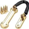 Door Security Chain, Heavy Duty Front Door Chain, Door Limiter Slide Door Chain Door Restrictor Security Lock for Safer Caller Identification & Home Security (Golden) Code 02-B0DNWFPY53