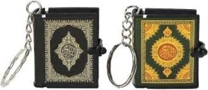 -1PCs -The Mini Arabic Quran Keychain Genuine Paper Can Read The Arabic Keychain Muslim Jewelry., Random Color-B0DZR12KXB