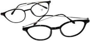 نظارة طبية بإطار دائري كامل الحواف