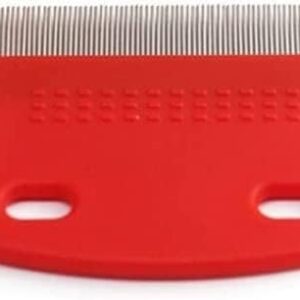 31uK6uiuVAL._AC_ Stainless Steel Pet Grooming Hair Comb Long Thick Hair Fur Removal Flea And Lice Brush Pets Combs For Dog Cat Rabbit Guinea (multicolors)-B0BR5ZB1LX