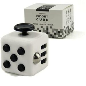 31uW+bqbviL._AC_ Random Color - Fidget Cube Toys Squeeze Fun Stress Reliever Fidget Toys Puzzle Magic Cube Toys Stress Cube Come With Box Stress Wheel (1 Pcs)-B0C1H3S89H