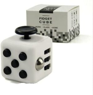 Random Color - Fidget Cube Toys Squeeze Fun Stress Reliever Fidget Toys Puzzle Magic Cube Toys Stress Cube Come With Box Stress Wheel (1 Pcs)-B0C1H3S89H